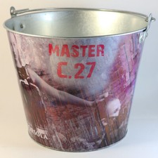 Secchiello ghiaccio champagne spumante SANT’ORSOLA in latta smaltata stampata