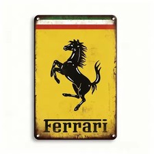 Insegna Targa Vintage Ferrari