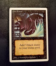Rito Oscuro⚫ Espansione UNLIMITED 1993 ✨ Rarità COMUNE?