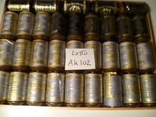 STOCK 32 SPOLE FILO X CUCIRE COTONE TRE STELLE N° 16 GRIGIO CHIAR SC SEGNI TEMPO