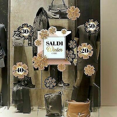 Adesivo saldi invernali idea - adesivo,
