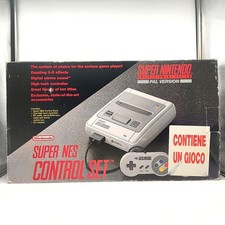 CONSOLE SUPER NINTENDO (SNES) 16 BIT PAL  CONTROL SET - 1CHIP01  TESTATO