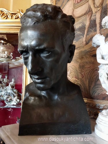 Busto bronzo uomo - busto,