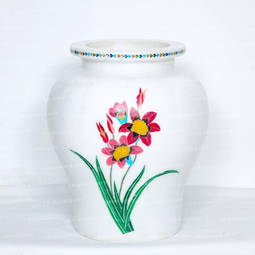 Vaso fiori marmo 18 - vaso,