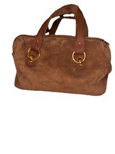 Montini, borsa in camoscio