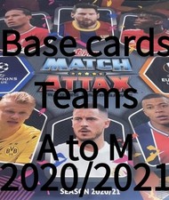 Carte Base Squadre A-M - Match