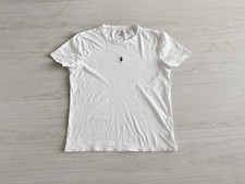 orig. Polo Ralph Lauren taglia L custom slim fit t-shirt bianca manica corta girocollo