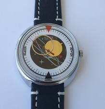 Orologio RAKETA Kopernik nuovo. Mani di luna di sole 2609 HA. Copernico. cassa 41mm.