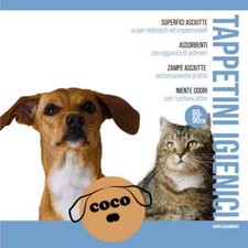 100 TRAVERSE ASSORBENTI PER CANI 60x90cm CUCCIOLI POLIMERI PANNOLINI CANE 