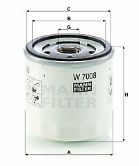 Mann filter 7008 - w, oil