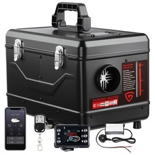 Cassetta Attrezzi Riscaldatore Aria Diesel 8KW Bluetooth 12V 24V con Adattatore 240V Caravan Camper