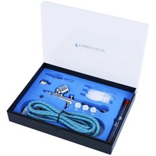 TIMBERTECH ABPST01 Set Aerografo Aerografia con adattatore tubo ugelli e aghi