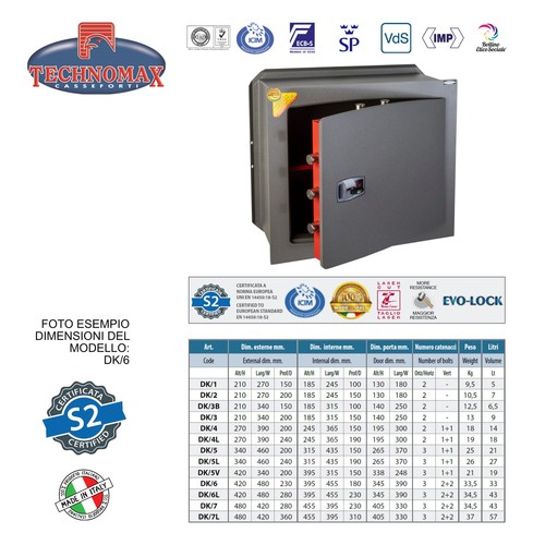 Cassaforte 34x46x24 - dk/5l,