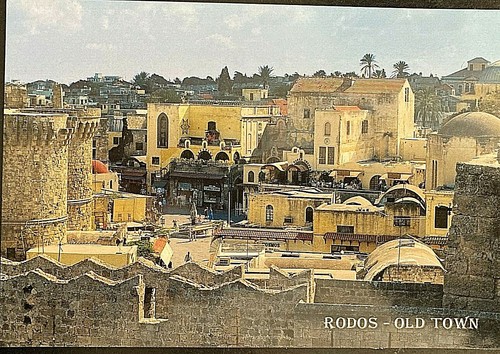 Cartolina rodi rodos grecia - rodos,