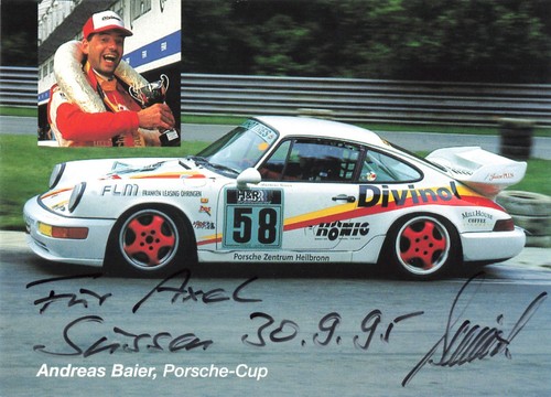 Andreas baier autografo - andreas,
