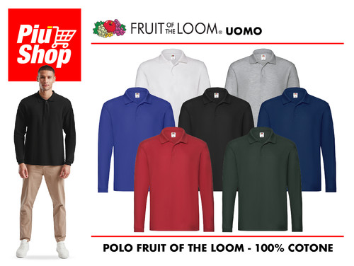 Polo uomo manica lunga fruit - manica,