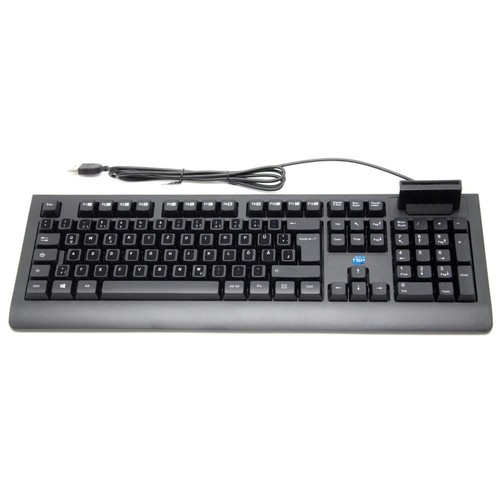Tastiera usb con - lettore, di