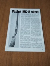 VOSTOK MC-8 SKEET SOVRAPPOSTO FUCILE TIRO SPORT CARATTERISTICHE TECNICHE EPOCA