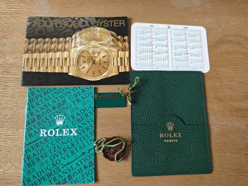 Rolex lot set 1991 - set, de