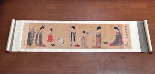 Quadro cinese pergamena