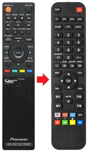 Telecomando adatto per pioneer - telecomando,