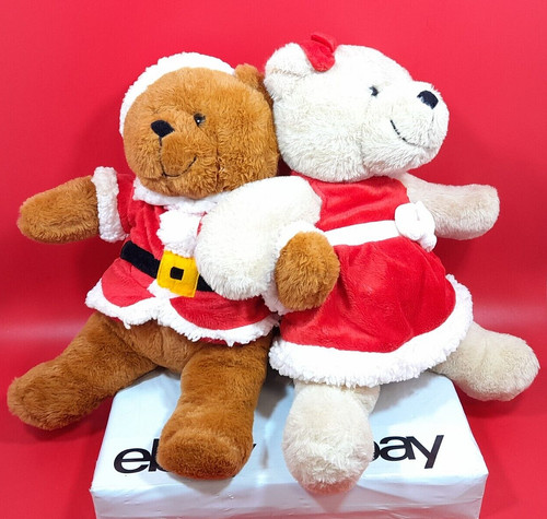 Peluche orsi natale babbo - peluche,