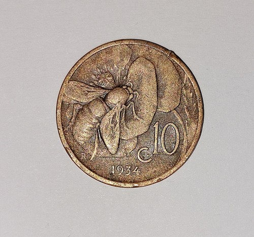 Centesimi 1934 italia - 10,