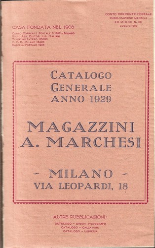 Magazzini marchesi catalogo - marchesi,