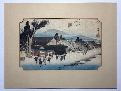 Stampa xilografia hiroshige - stampa,