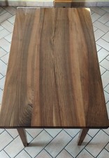 Tavolo e 4 sedie legno noce nazionale massello