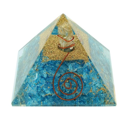 Piramide cristallo turchese - piramide,