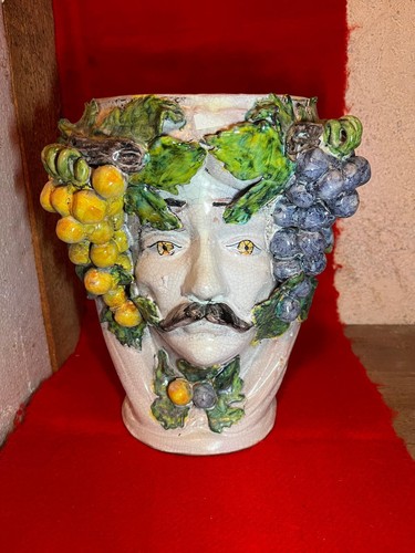 Vaso testa moro - di,