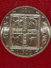 Moneta CITTA' DEL VATICANO 500 Lire Paolo VI 1977 ARGENTO  FDC