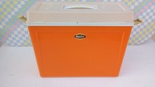 Frigo portatile Moplen Automobil Club Ascoli Piceno vintage arancione anni 50