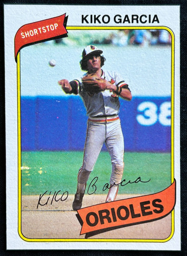Carta baseball 1980 topps - baseball,