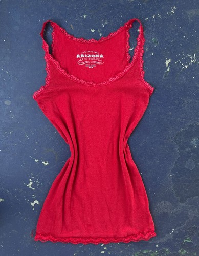 Canotta rossa y2k - , con
