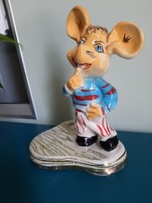 Topo Gigio Supporto lampada In Ceramica Anni 70 Stile Girardi