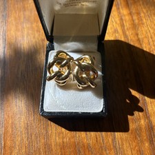 Christian Dior Gold Clip On