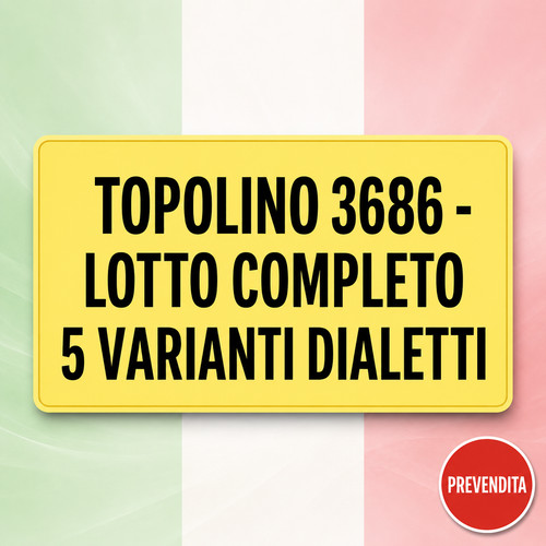 Lotto completo topolino 3686 - completo,