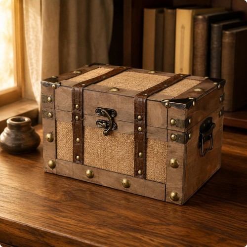 Baule del tesoro legno - baule,