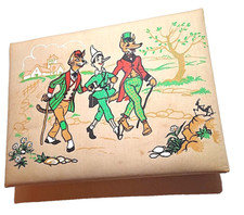 PINOCCHIO caffarel prochet 50/60s Torino italy scatola caramelle stoffa stampa