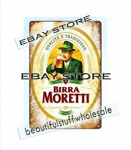Insegna latta metallo birra