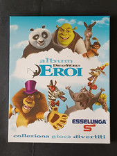 ALBUM figurine card ESSELUNGA - EROI Dreamworks