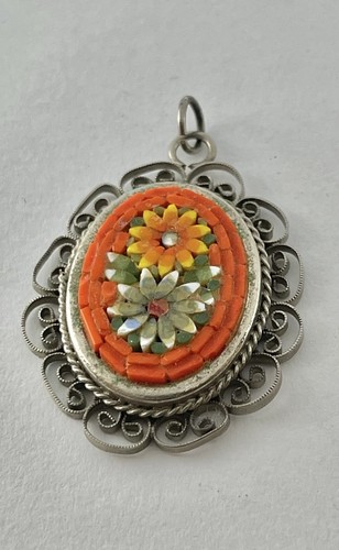 Ciondolo vintage arancione - vintage, e