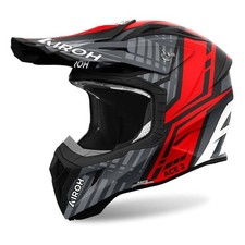 Casco Uomo Airoh AVIATOR ACE 2 PROUD Red Matt Rosso Grigio Motocross Enduro