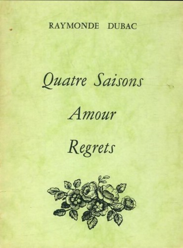 Quatre saisons amour regrets - quatre,