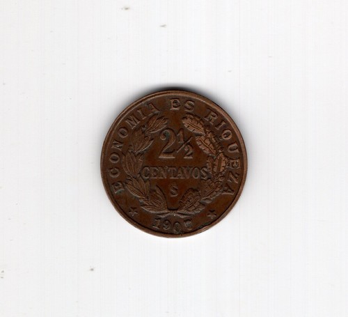 Cile 1907 centesimi - 1907, mezzo
