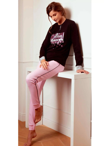 Pigiama donna caldo cotone - pigiama,