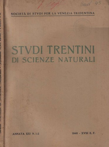 Studi trentini scienze - trentini, di