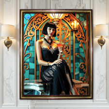 Poster stampa flapper - stampa, bar